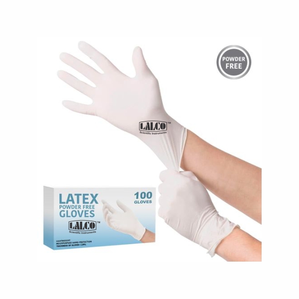 DISPOSABLE LATEX GLOVE (PK OF 100)